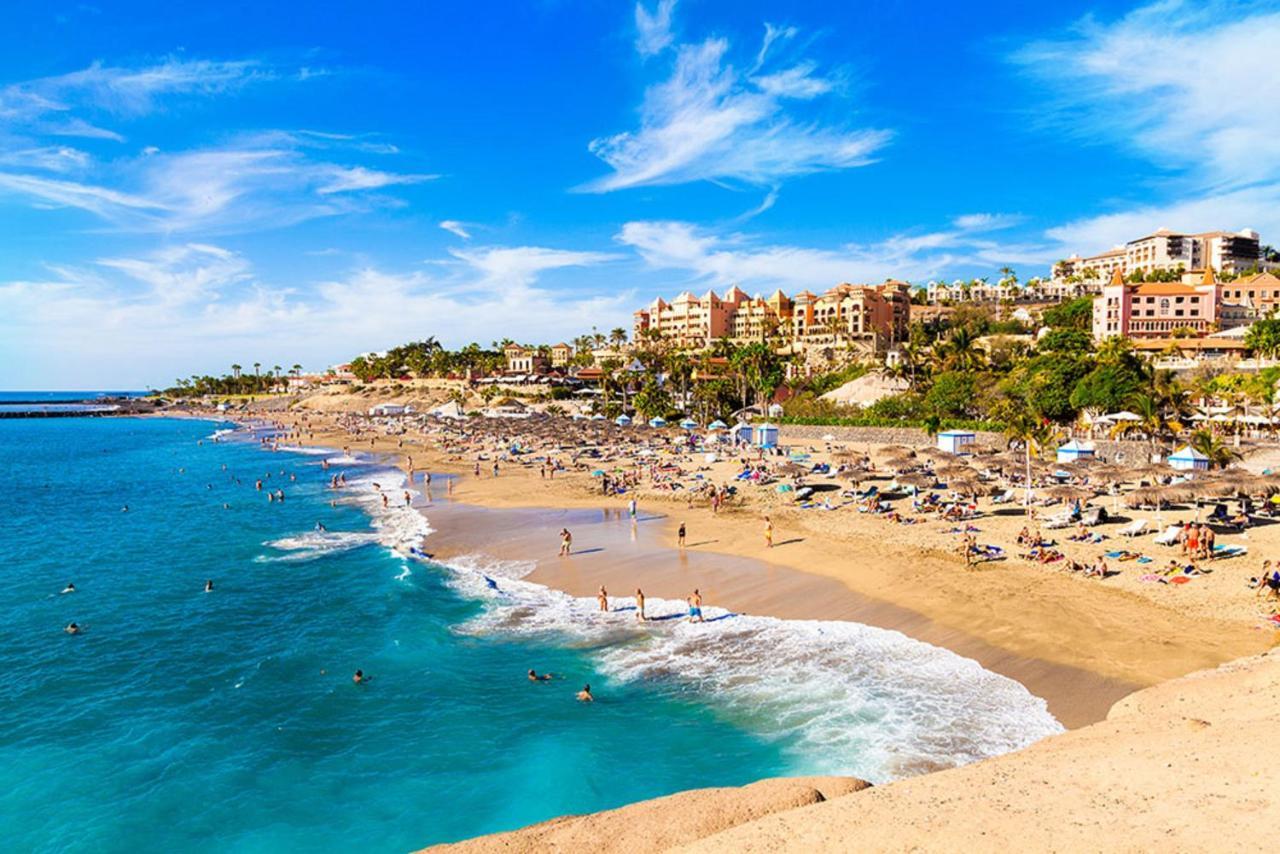 Luxury Penthouse, Best Sunset, Heated Pool, Fast Wifi Costa Adeje  Luaran gambar